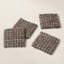  Sous-verres en laine MODWOOL (ensemble de 4, brun)-2041837604
