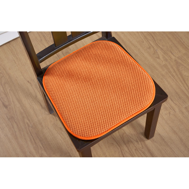 Outdoor 1.5'' Dining Chair Chair Pad, Pumpkin Spice