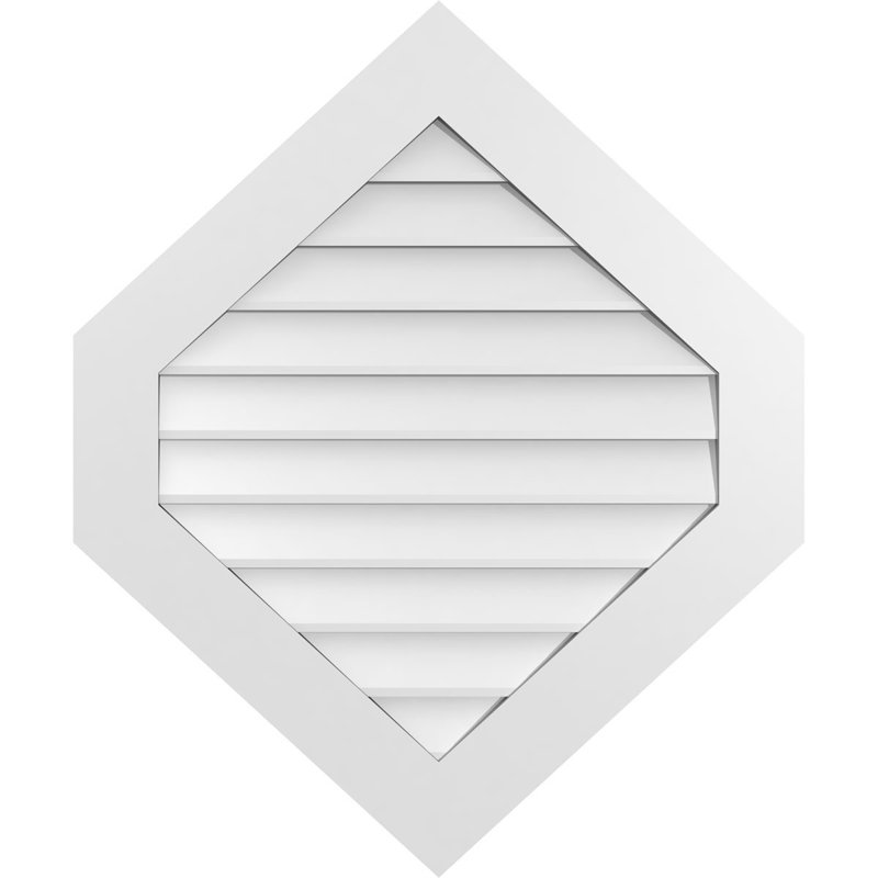 Ventilé vertical à pignon vertical 11/12 po, H 1 po x l 30 po x L 36 po