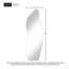 Clear Irregular Stone Shaped Frameless Wall Mirror Float Glass Full Body Viewing Modern Decorative Wall Mirror-65495118