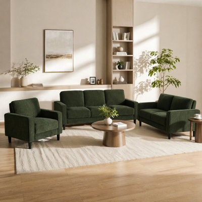 Weld Matcha 3-piece Sofa Set