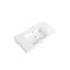 Lavabo de salle de bain 36 po en résine, blanc brillant, profondeur 36,24 po, largeur 17,88 po, hauteur 4,62 po, lavabo 45,52 lb et résistant aux taches