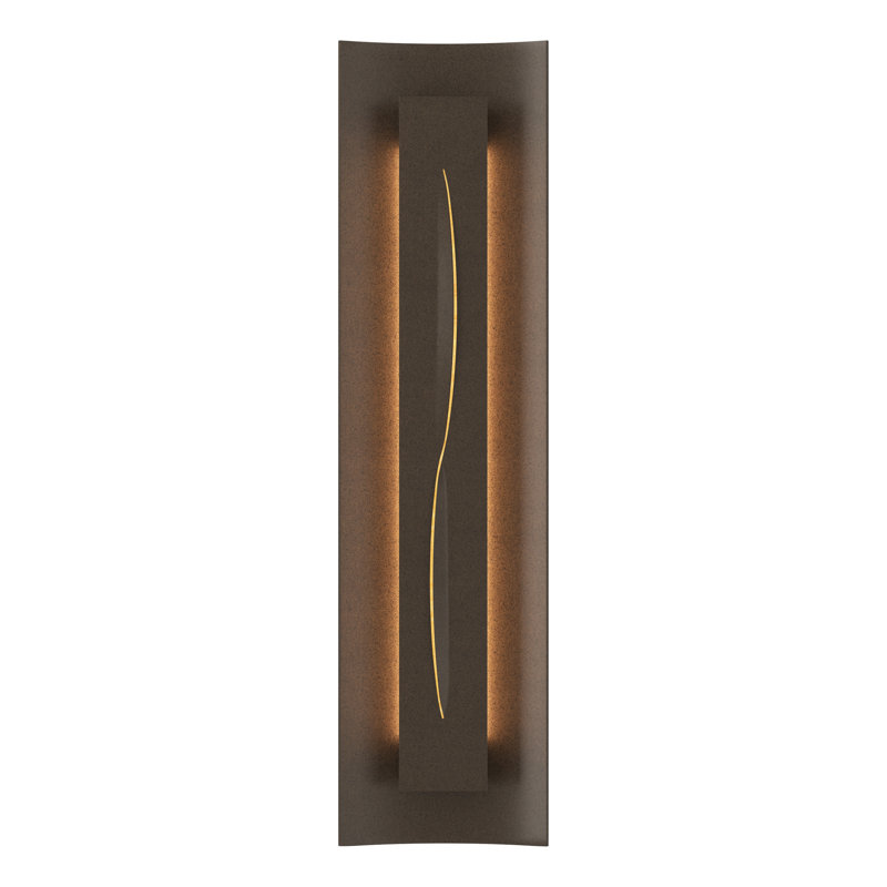 Gallery Dimmable 8 Lbs Flush Mount Scone, Amber, Soft Gold