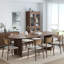 Table de salle à manger ovale en bois avec 2 pieds-1611329674-1611329679