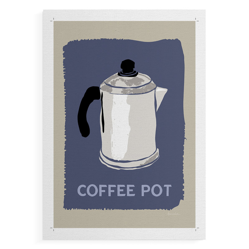 Modern Coffee I -Canvas Print Only - NOT FRAMED, 18" H x 12" W