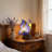 Tiffany Blue Fairy Butterfly Nightstand Table Lamps