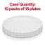 Clear Flair Plastic Pastry Plates (6")