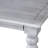 Square Dining Table In Silver Gray, Built To Withstand Outdoor Elements Solid Wood Table, Gray Color, Furniture