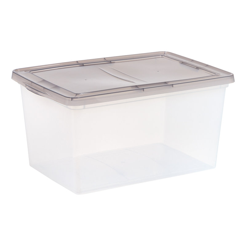 Didmarton Snap Top Plastic Storage Box, 58 qts., 5