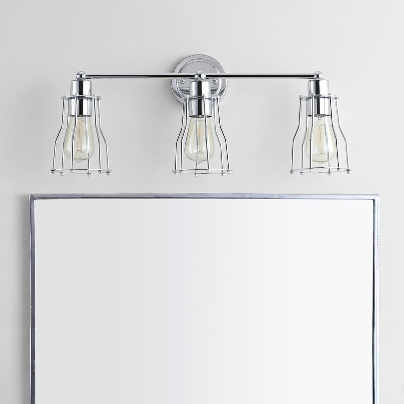 Gillam Metal Vanity Light, Chrome, 3