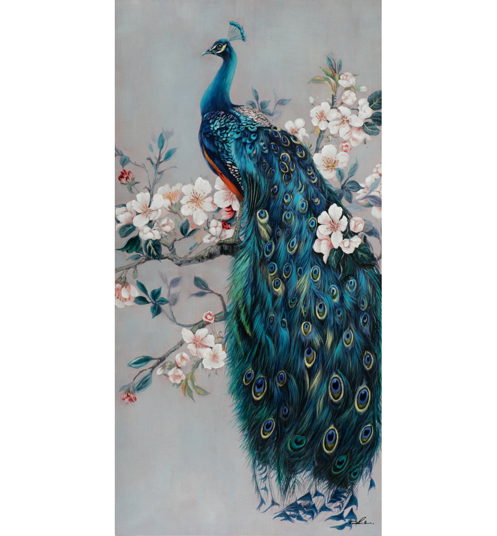 Leinwandbild Romantic Peacock