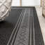 Tapis intérieur / extérieur noir / gris Clarwin Classic-70302787