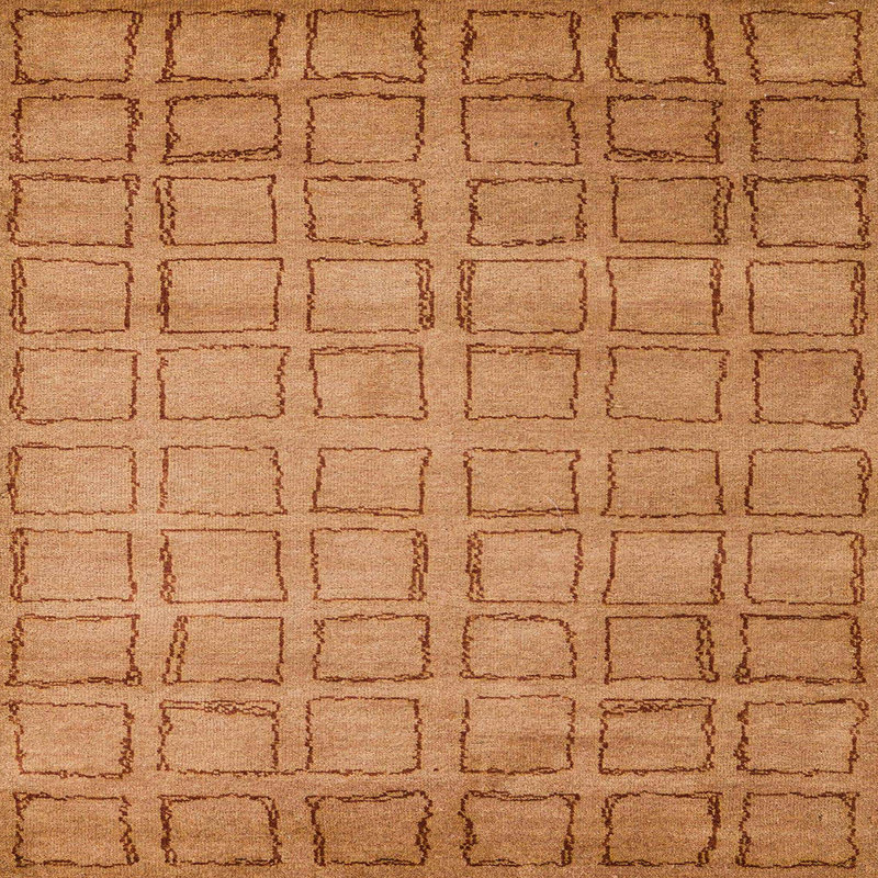 Abstract Indoor Rug, Square 8'
