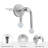 Steel Armed 2-Light Modern Wall Sconce-1740562003