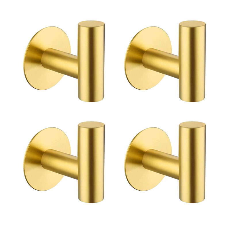 Osaruse Metal Wall Wall Hook, Or brossé