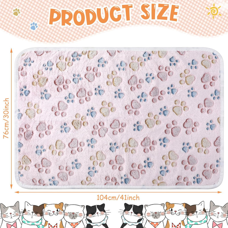 Velours imprimé animal, Beige, L 41 po x l 30 po