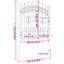 Mirador Black Metal Gate-765225479