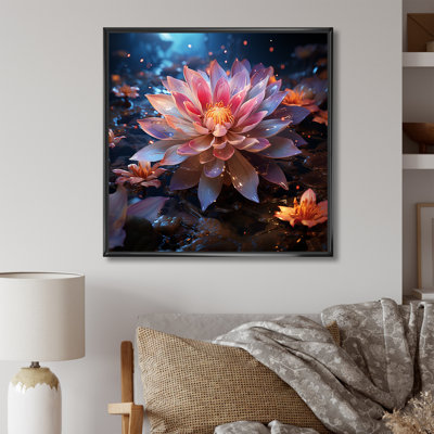 Pétales du lotus sacré II sur toile
