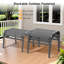 All Weather Stackable Oversized Outdoor Ottoman(Set Of 2)-299229549