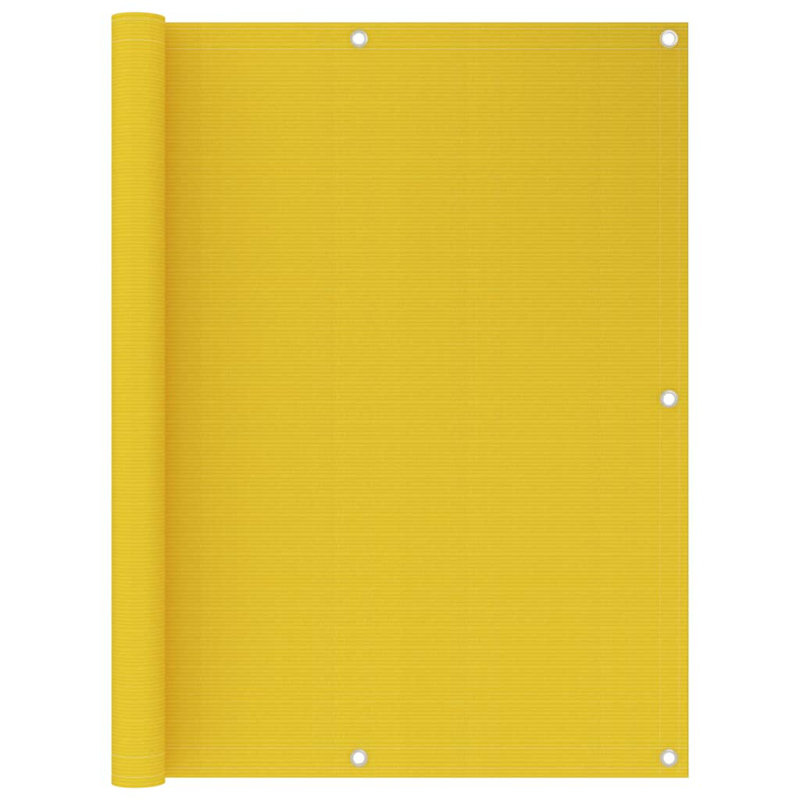 Écran de balcon en PEHD Vidaxl, Orange, L 196,9 po x P 47,2 po