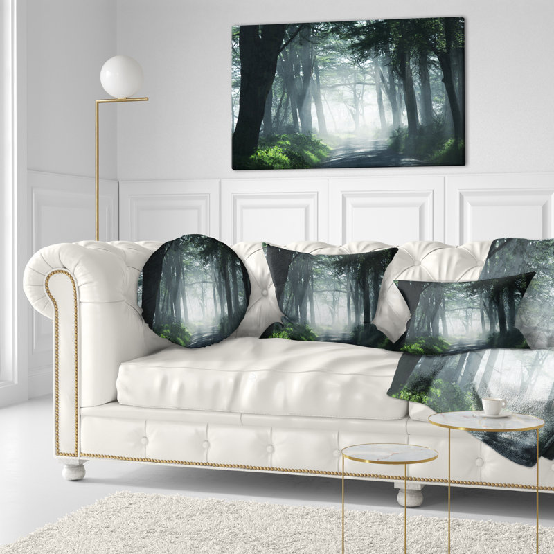Coussin Dense Rain Forest At Sunrise