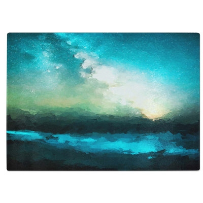 Tempered Glass Stars Above Hawaii Chopping Board