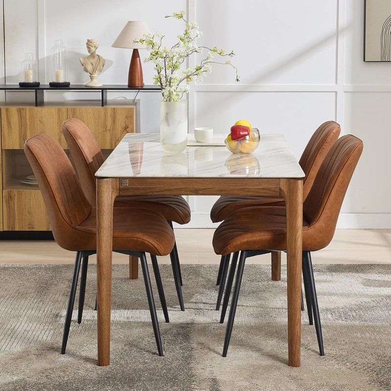 Upholstered Accent Chair, Brown