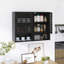 Bamboo Wall Mounted Required Bathroom Cabinet-859188855