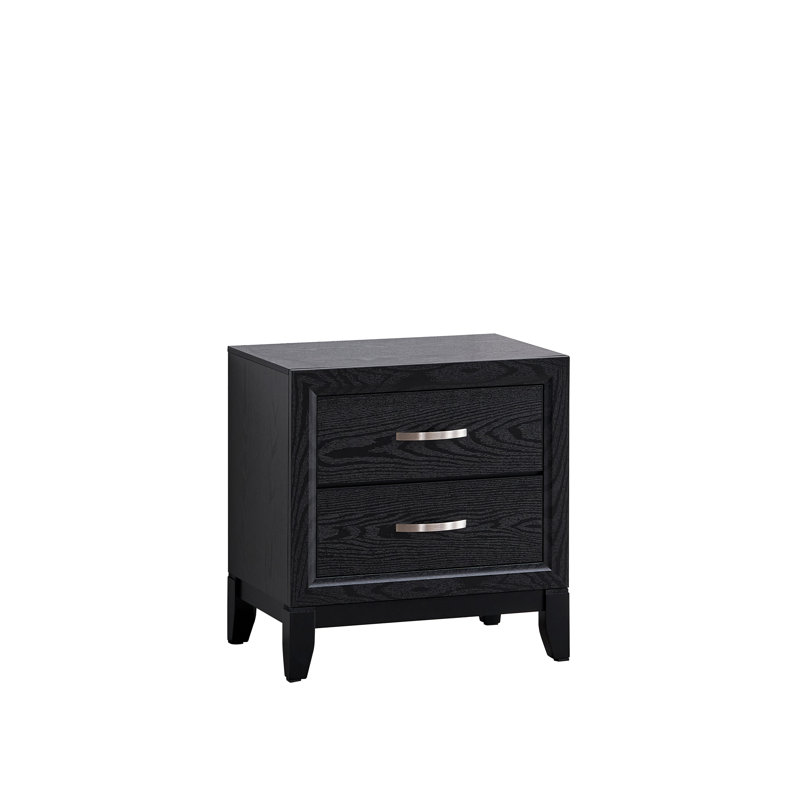 Vanves Nightstand, Black