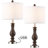 Burkell Resin USB Table Lamp