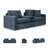 Braintree 3-Piece Sectional With Audio Console-111569909