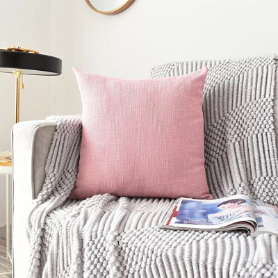 Solid Linen Pillow Cover