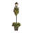 Pre-Lit Lamp Post with Greenery and Container