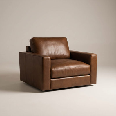 Vancouver 38.5" Wide Upholstered Swivel Chair