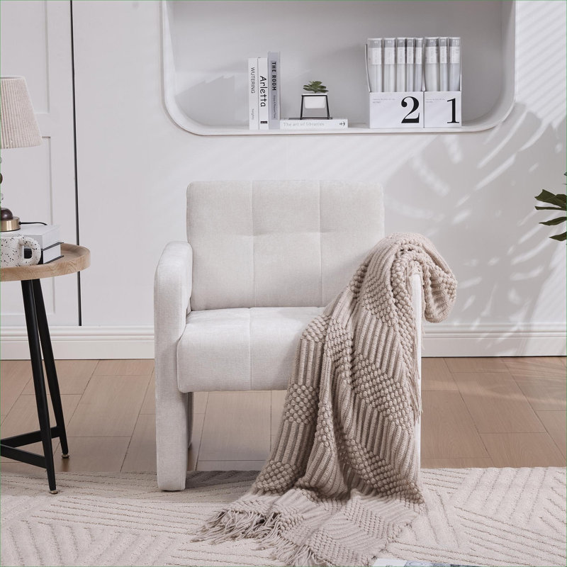 Fauteuil simple rembourré rembourré Nordic Modern