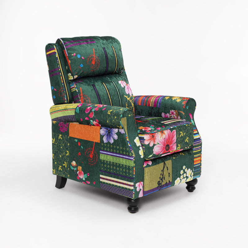 Rowena Manual Recliner, Green