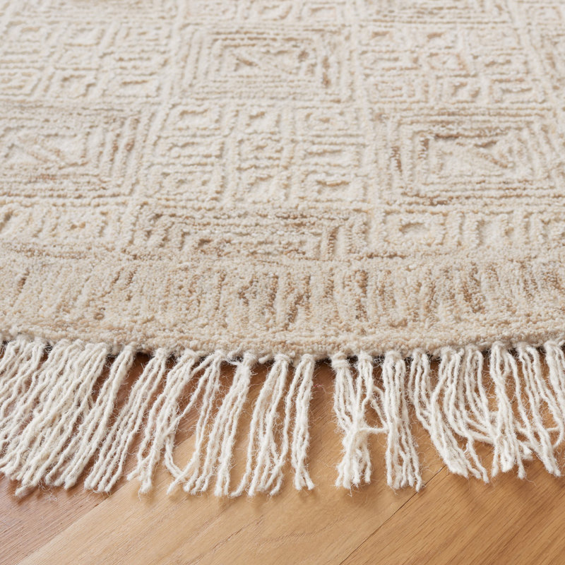 Tapis ivoire / sauge Hilley 803, Rectangle 4 pi x 6 pi