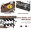 Wine Bottle & Glass Rack