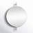 Guava Brass Round Mirror-1247579898