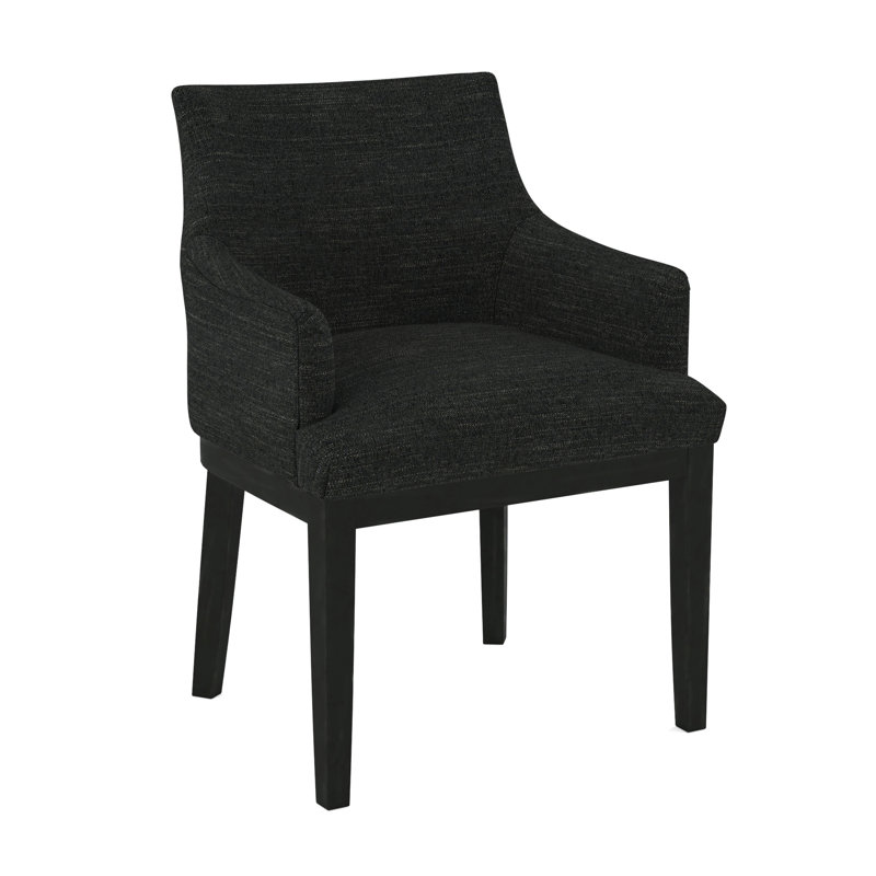 Upholstered Arm Chair, Black, 61703-88