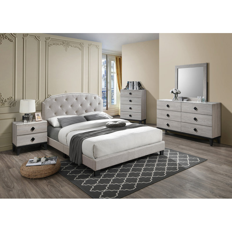 Dowey Bed Room Sets, Charcoal, Full