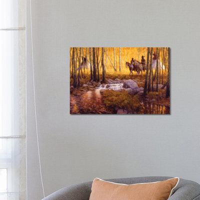 Stand Of Gold by Joe Velazquez - Wrapped Canvas Print
