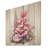 Pink Serene Foxglove Arrangement - Foxglove On Wood Print-724384569