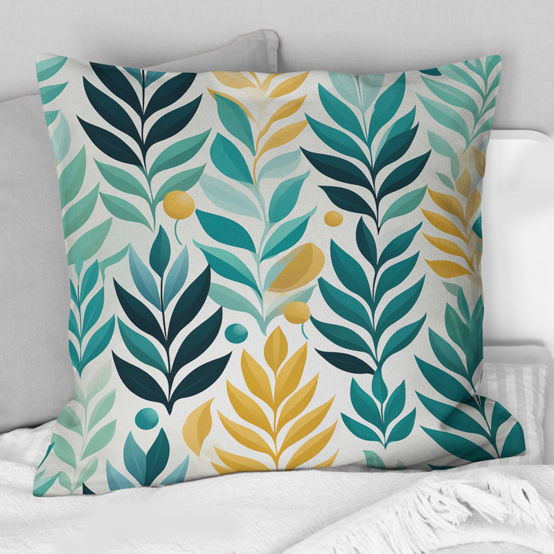 Coussin Plants, H 16 po x l 16 po