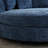 Slipcovered Oversized Round Indoor Chaise Lounge-25314448