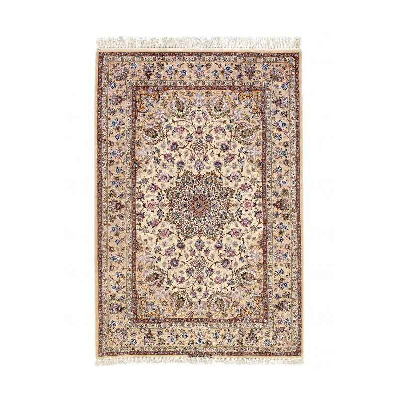 Cephus One-of-a-Kind 7'6'' X 5'2'' Wool & Silk Area Rug Ivory
