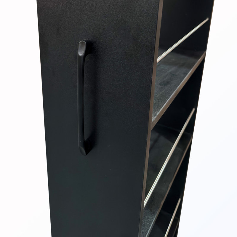 Armoire 7 côtés avec tablette ouverte, Black