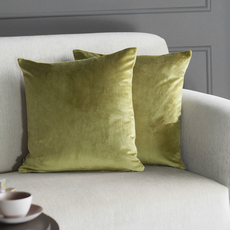 Brig Square Pillow Cover, Olive