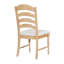 Chaises de salle à manger rembourrées 4 pièces Vintage
