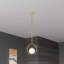 Luminaire suspendu géométrique 1 lumières simple Logue